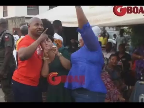 Video: So Humble Mc Oluomo Greets Everyone That Stormed His House For His Unannounced Birthday